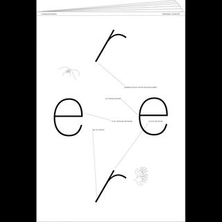 La couverture du livre "erre" de Frédéric Dumond. [artfiction.ch]