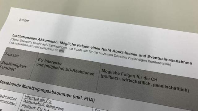 Ce document, que le Conseil fédéral refuse de rendre public, a été obtenu par une indiscrétion.