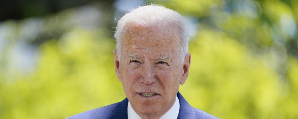 Le président américain Joe Biden en avril 2021. [AP Photo/Keystone - Evan Vucci]