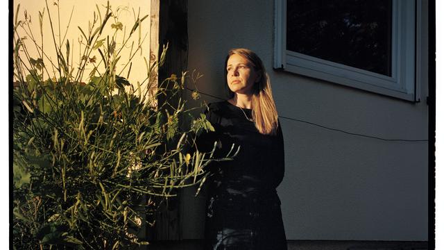 Raluca Antonescu, autrice en compétition pour le Prix des lecteurs de Lausanne. [© Sébastien Agnetti – Ville de Lausanne]