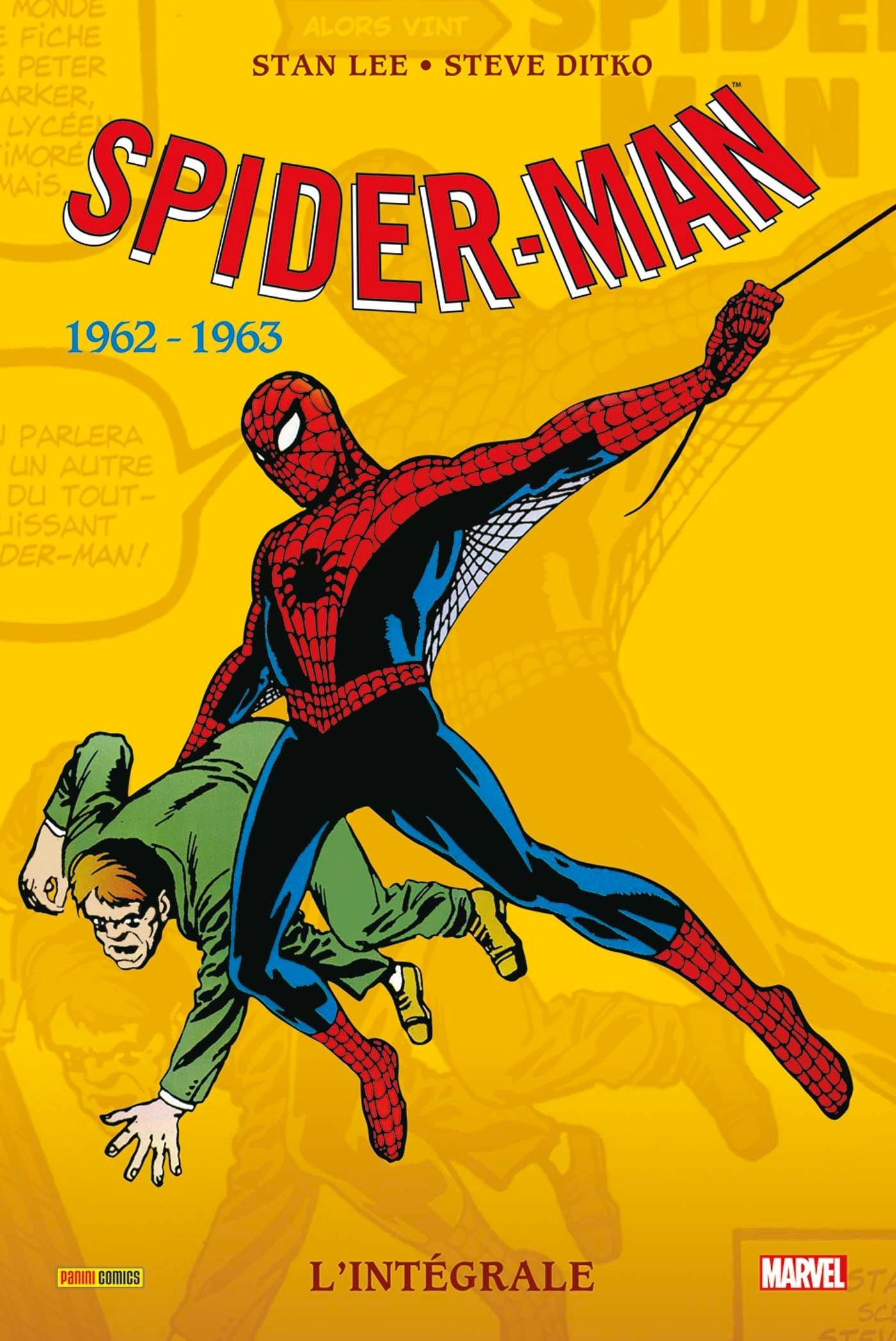 La pochette de la BD "Spider-Man, l'intégrale", de Stan Lee et Steve Ditko. [Editions Panini/ Marvel]