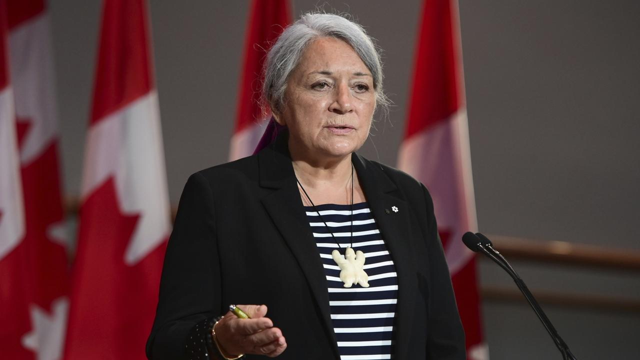 Mary Simon après sa nomination au poste de gouverneure générale du Canada. [keystone - Sean Kilpatrick]