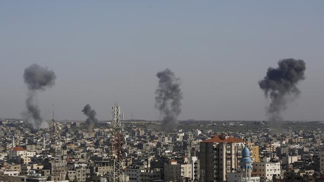 Israël va "intensifier" ses attaques contre le Hamas, selon Netanyahu. [Keystone - Hatem Moussa]