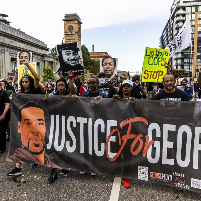 George Floyd a été tué le 25 mai 2020 à Minneapolis. [AFP - Kerem Yucel]