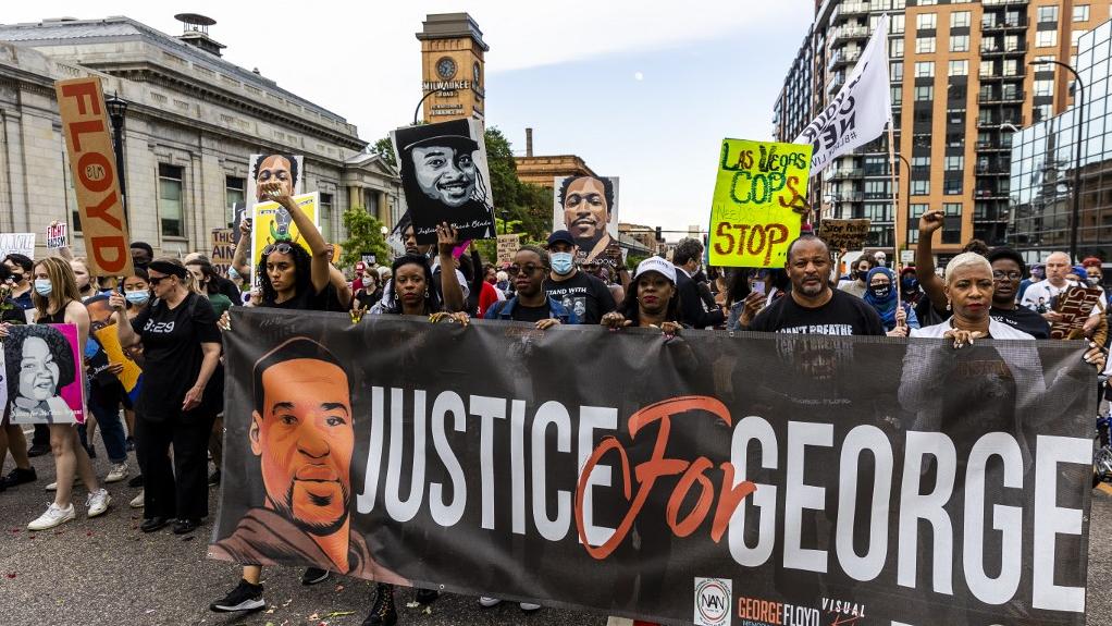 George Floyd a été tué le 25 mai 2020 à Minneapolis. [AFP - Kerem Yucel]