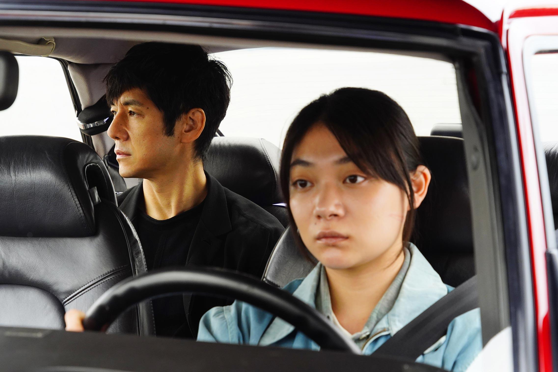 Une scène de "Drive my car" de Ryusuke Hamaguchi.