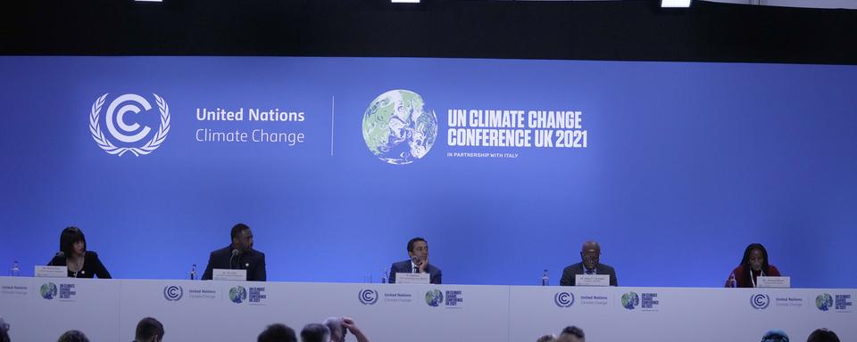 Quel bilan à mi-chemin de la COP26? [Keystone - AP Photo/Alastair Grant]