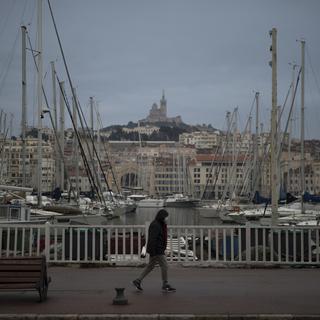 Le Vieux-Port à Marseille, le 11 janvier 2021.  (image d'illustration) [AP Photo/Keystone - Daniel Cole]