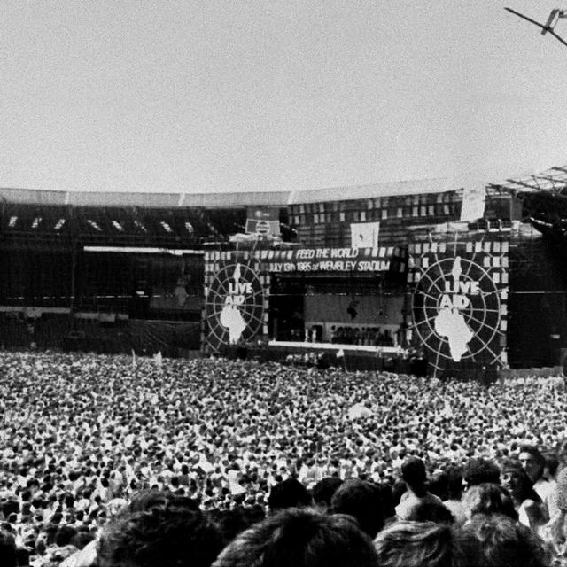 Le "Live Aid" concert au stade de Wembley à Londres en 1985. [AFP - PA FILES]