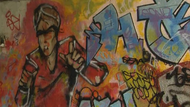 Grafitti, tags, art urbain