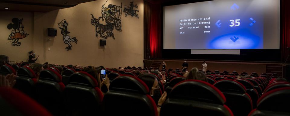 Le 35e festival du film de Fribourg (FIFF) s'est terminé samedi. [Keystone - Jean-Christophe Bott]