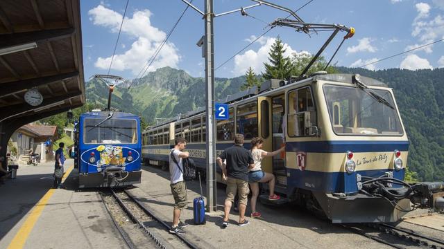 Vaud veut investir 36 millions de francs pour trois lignes touristiques. [AFP - Gilles Lansard]