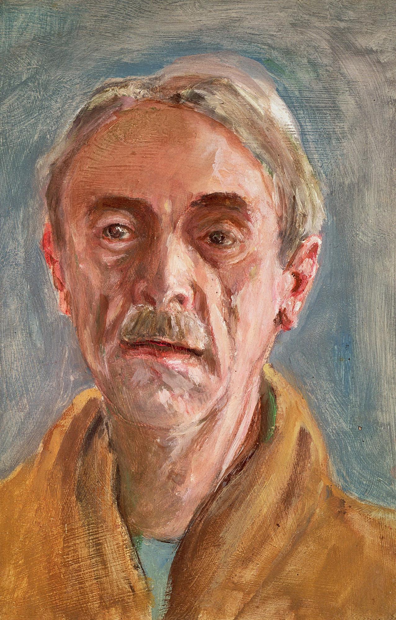 Autoportrait de Paul Valéry (1871-1945), l'écrivain préféré de Rilke. [Leemage via AFP]