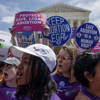 L'avenir de l'avortement est entre les mains de la Cour suprême des Etats-Unis. [EPA - SHAWN THEW]