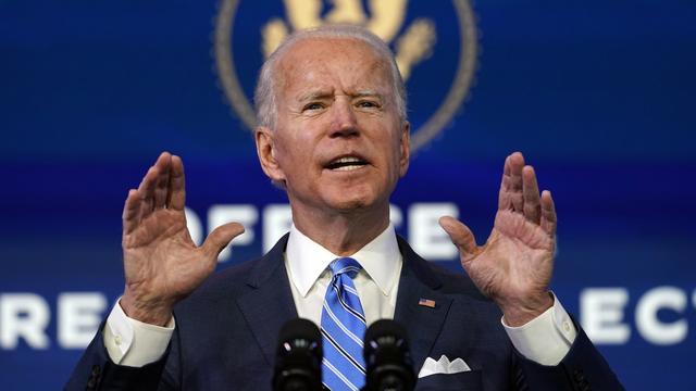 Le président élu Joe Biden a dévoilé jeudi son plan de relance de 1900 milliards de dollars. [Matt Slocum]