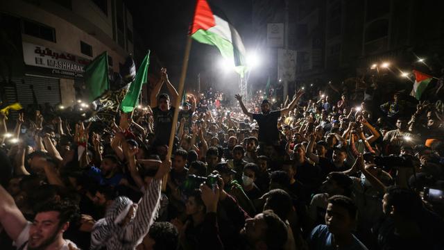 Entrée en vigueur du cessez-le-feu entre Israël et Hamas à Gaza [AFP - Mohammed Abed]