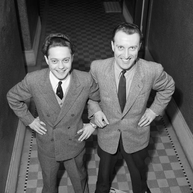 Roger Nordman et Jack Rollan en 1946. [RTS - ASL]