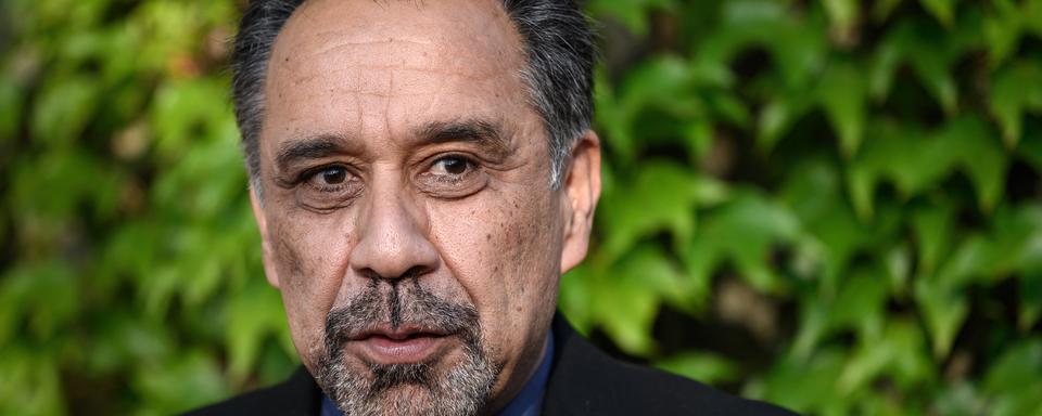 Ahmad Wali Massoud, le frère du défunt commandant Ahmad Shah Massoud. [AFP - FABRICE COFFRINI]