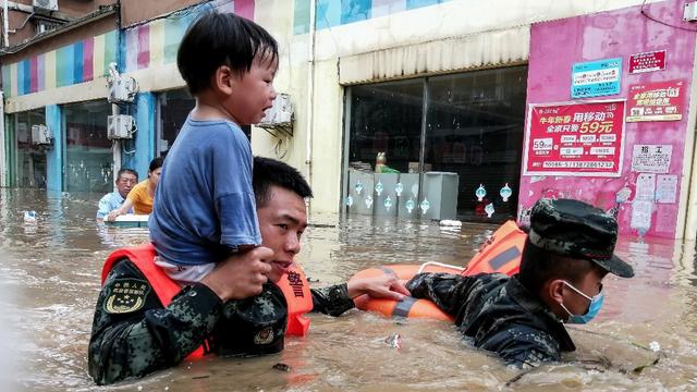 De nouvelles inondations dans la province du Hubei dans le centre de la Chine ont fait une vingtaine de morts et des milliers de déplacés. [afp - CNS]