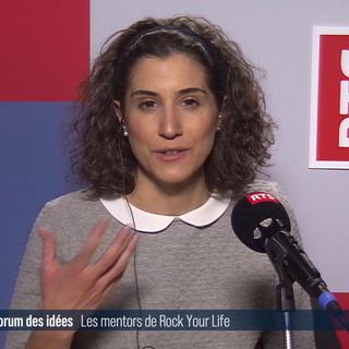 Camille-Claire Walther, coresponsable de la section fribourgeoise et du projet Romandie de Rock Your Life. [RTS - RTS]