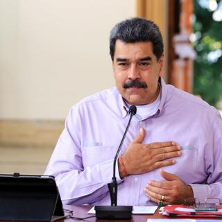 le président vénézuélien Nicolas Maduro lance un ultimatum au programme Covax. [Miraflores press]