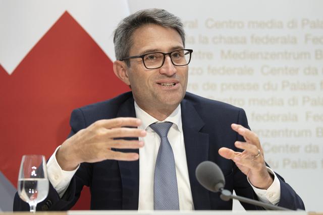 Lukas Engleberger, président de la Conférence des directrices et directeurs cantonaux de la santé. [Keystone - Marcel Bieri]