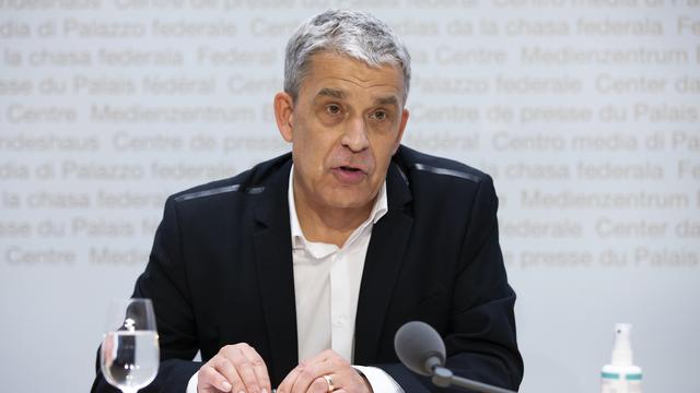 Christoph Berger, président de la Commission fédérale pour les vaccinations. [Keystone - Peter Klaunzer]