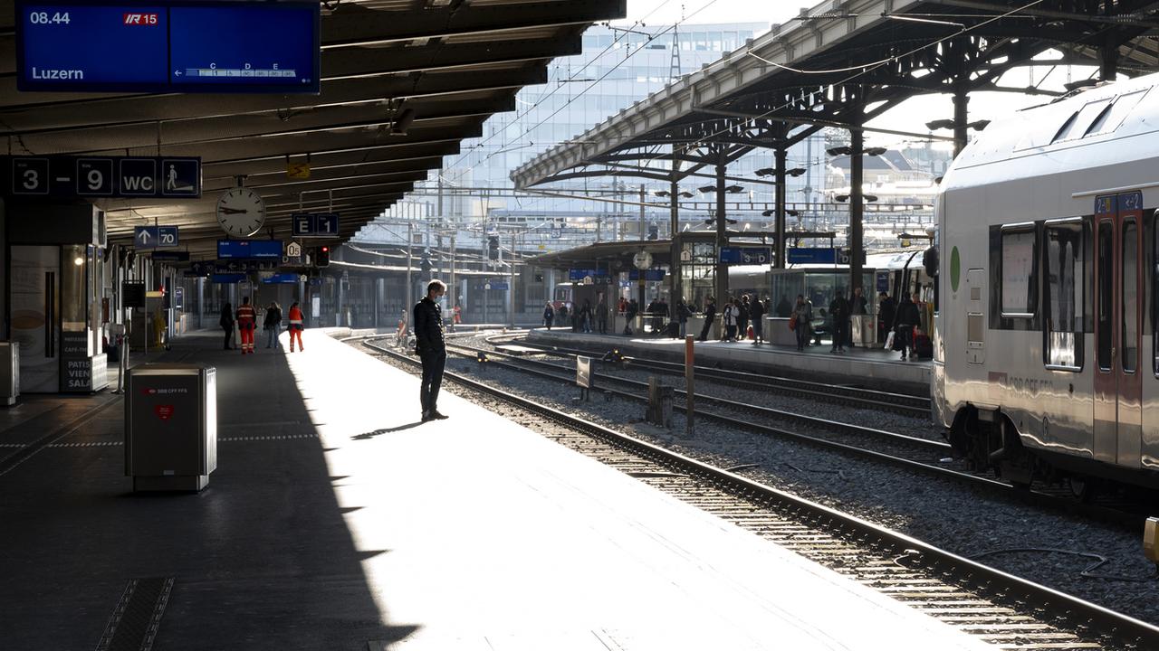 La gare de Lausanne. [Keystone - Leandre Duggan]
