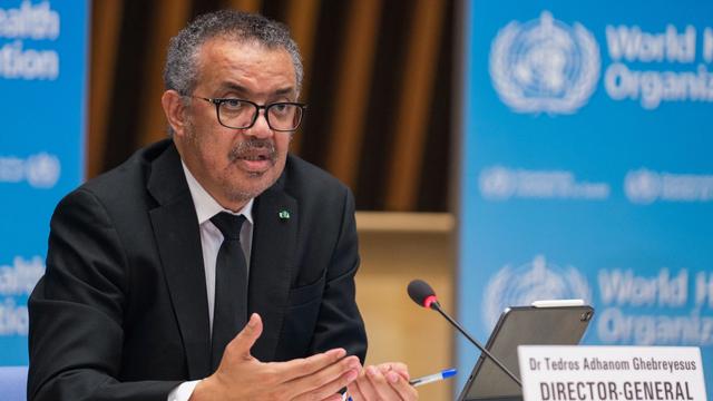 Le directeur de l'OMS Tedros Adhanom Ghebreyesus. [AFP - Christopher Black]