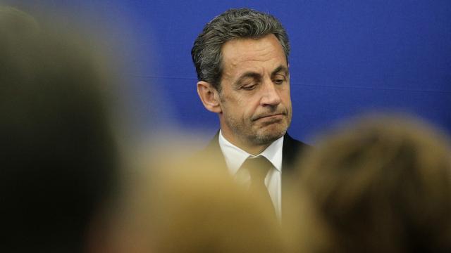 Nicolas Sarkozy photographié en mars 2014. [Keystone - Lionel Cironneau]