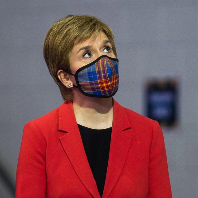 Confortée par sa nette la victoire aux élections, la Première ministre Nicola Sturgeon veut organiser un nouveau référendum d'indépendance. [ROBERT PERRY - EPA/Keystone]