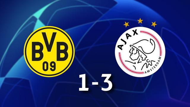 4e j. Gr.C, B. Dortmund - Ajax Amsterdam (1-3): résumé de la rencontre