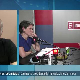 Forum des médias - France: Zemmour, le perturbateur de la présidentielle? [RTS]