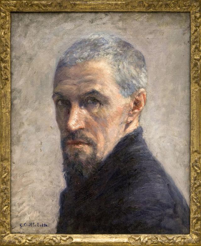 Autoportrait de Gustave Caillebotte. [Youngtae/LeemageLeemage via AFP - Musee d'Orsay.]