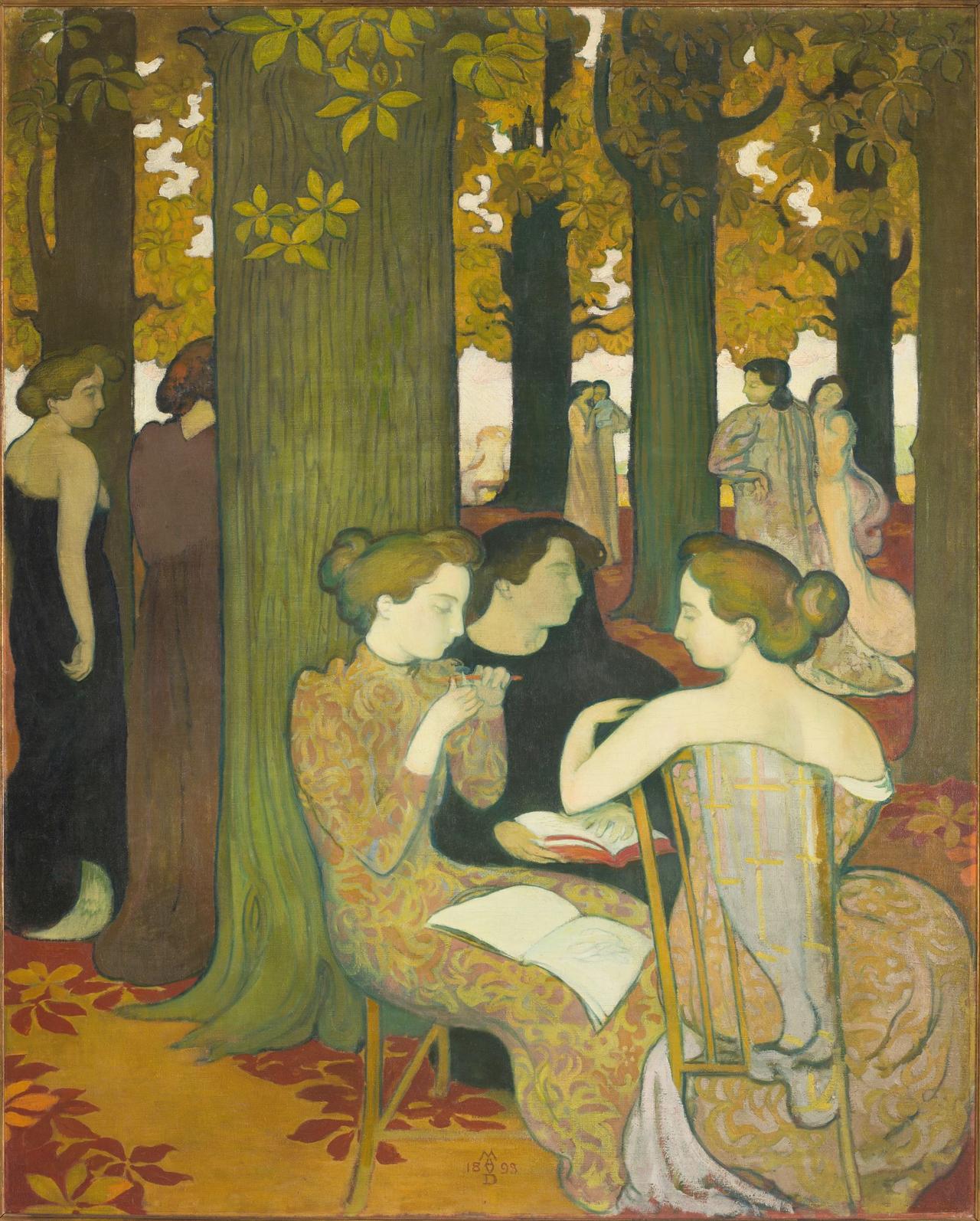 Maurice Denis, "Les Muses" (1893) [Photo © Musée d’Orsay, Dist. RMN-Grand Palais / - Patrice Schmidt]