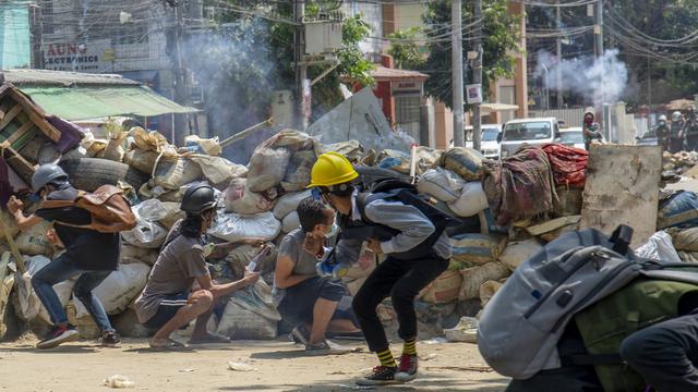 La répression en Birmanie. [AP Photo / Keystone]