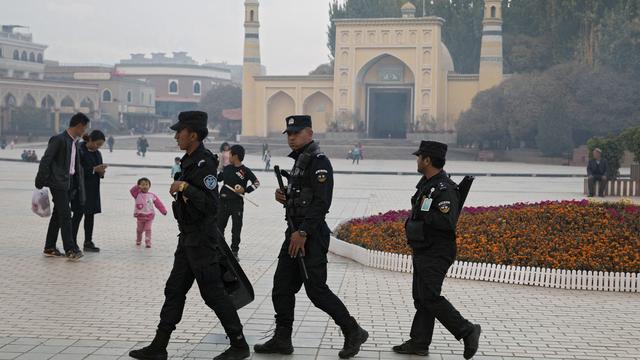 La ville reformatée de Kachgar au Xingjiang, symbole de l’assaut de Pékin contre la culture ouïghoure. [AP Photo/ Keystone - Ng Han Guan]