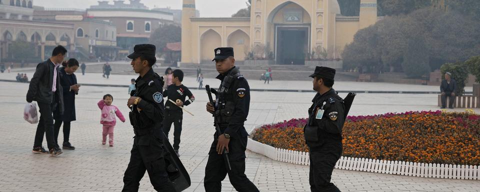 La ville reformatée de Kachgar au Xingjiang, symbole de l’assaut de Pékin contre la culture ouïghoure. [AP Photo/ Keystone - Ng Han Guan]