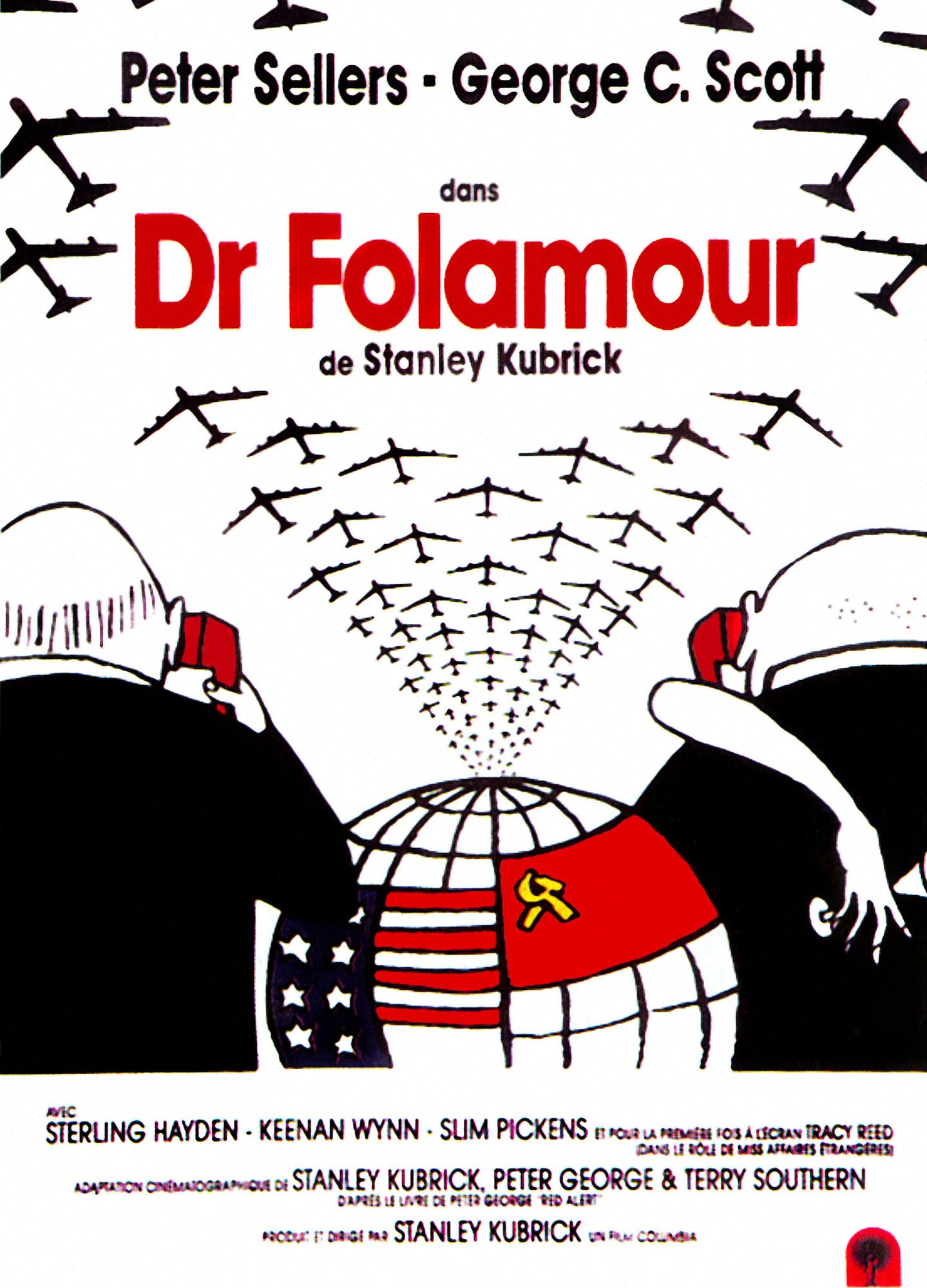 L'affiche du film "Dr Folamour" de Stanley Kubrick. [Columbia Pictures Corporation / Collection ChristopheL via AFP]