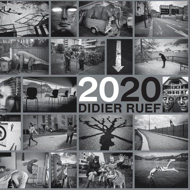 La couverture du livre de Didier Ruef, "2020". Photo transmise par mail lors de sa venue dans Vertigo le 28.10.2021. [Ed. Til Schaap]