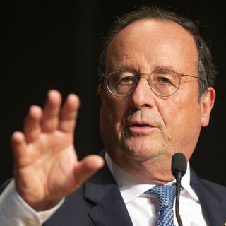 L'ancien président de la République François Hollande photographié le 21 septembre 2021. [Keystone - Salvatore Di Nolfi]
