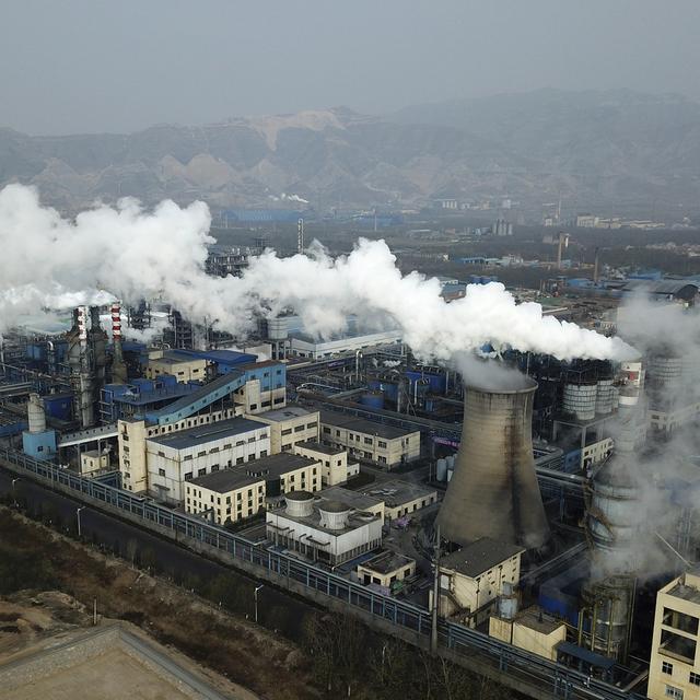 Les entreprises du secteur énergétique chinois sont pour l'instant les seules concernées. [Keystone/AP Photo - Sam McNeil]