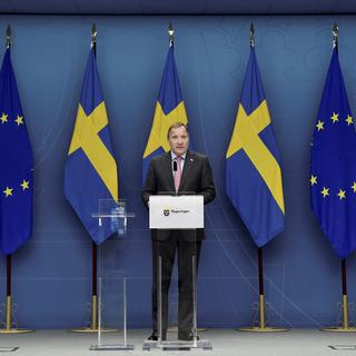 Le Premier ministre suédois Stefan Löfven. [Keystone/EPA - Stina Stjernkvist]