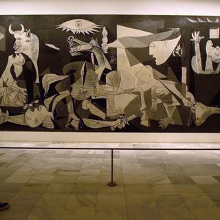 Le tableau Guernica de Pablo Picasso. [Keystone/AP Photo - Denis Doyle]