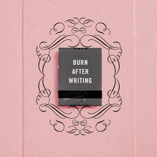 Burn After Writing, Sharon Jones (2021) [Penguin Books]