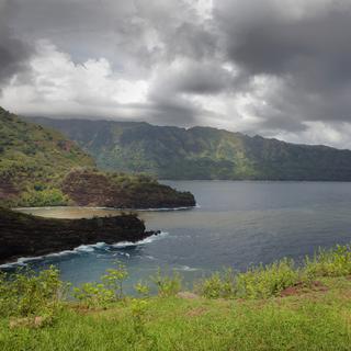 L'île de Hiva Oa de l'archipel des Marquises Sud, en Polynésie française. [AFP - Manuel Cohen]