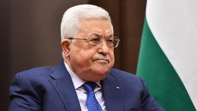 Rare visite en Israël du président palestinien Mahmoud Abbas. [EPA - YEVGENY BIYATOV]