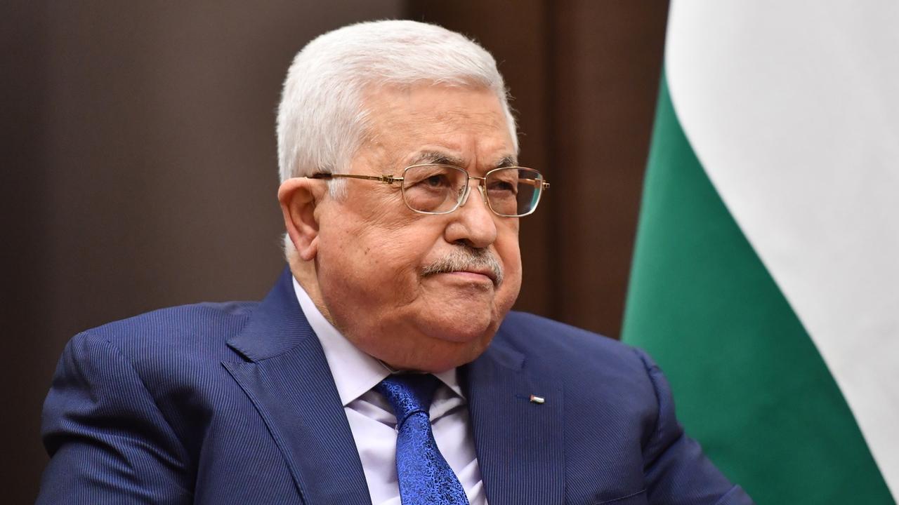 Rare visite en Israël du président palestinien Mahmoud Abbas. [EPA - YEVGENY BIYATOV]