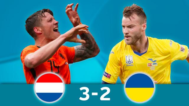 Pays-Bas - Ukraine (3-2): les meilleurs moments de la victoire néerlandaise