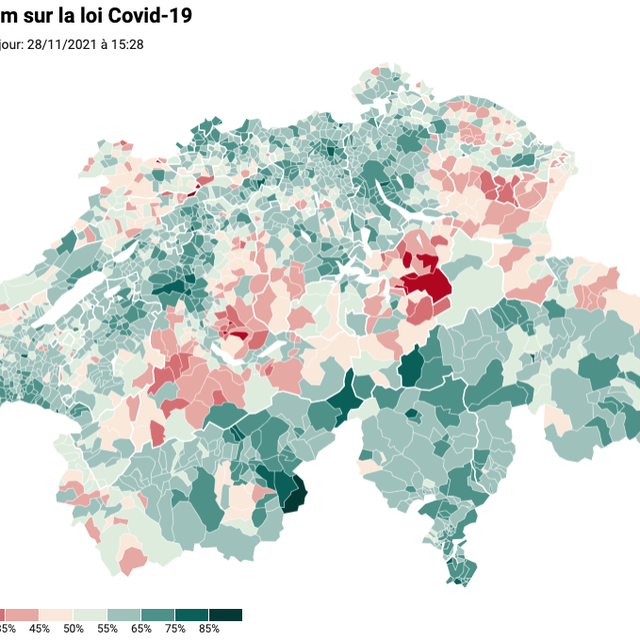 Les résultats des votations par commune.